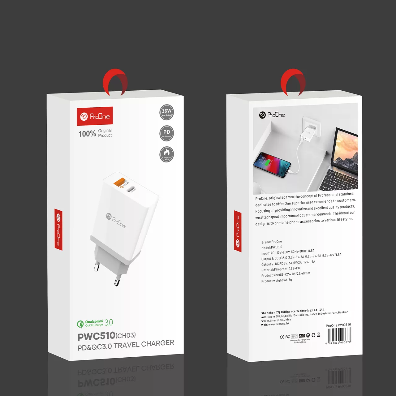 شارژر دیواری پرووان مدل PWC510