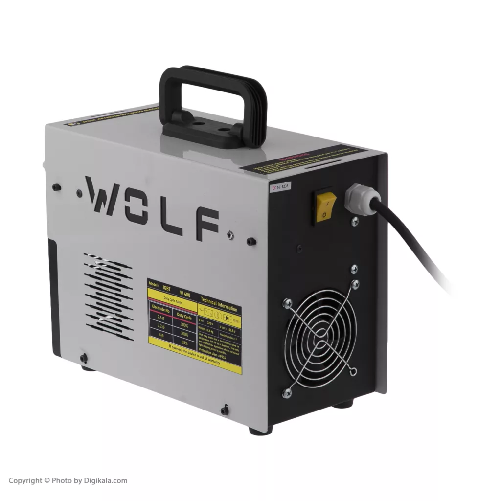 اینورتر جوشکاری 400 آمپر ولف مدل 2115
