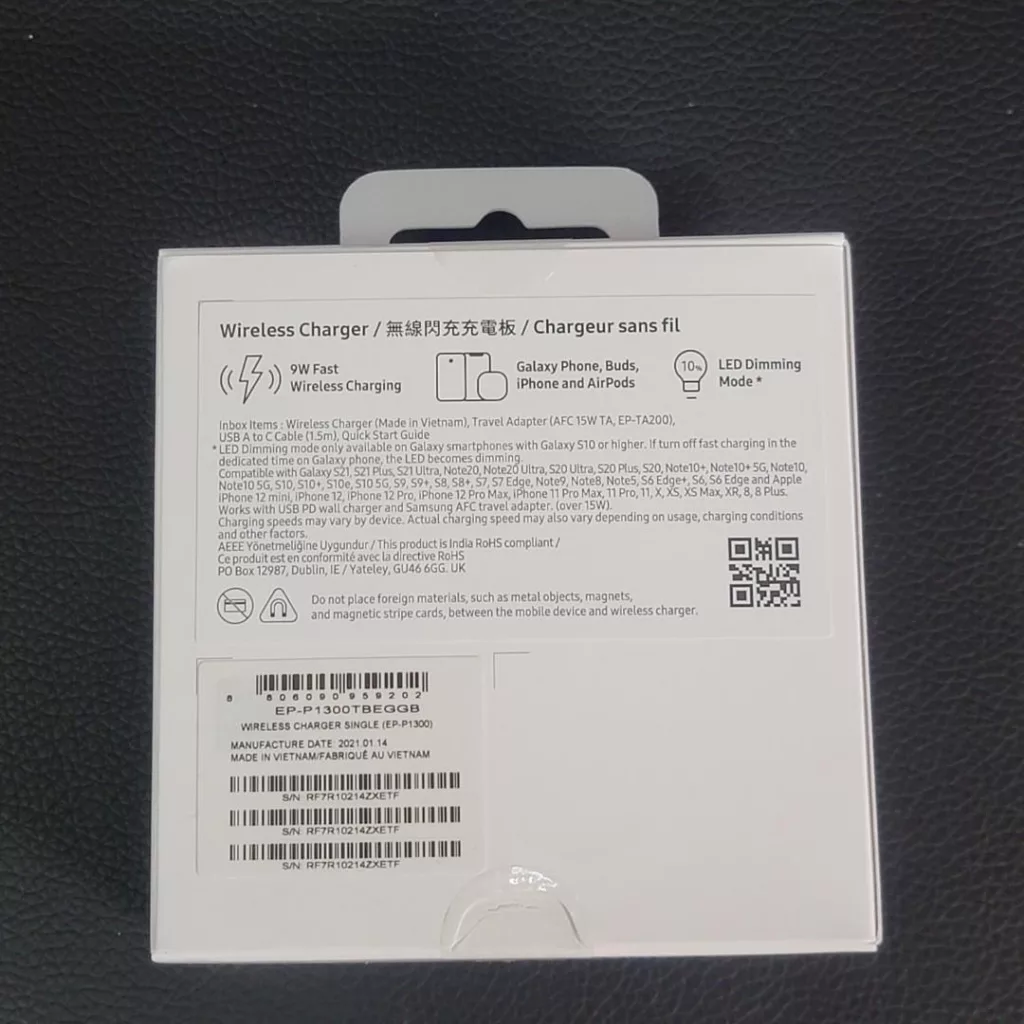 شارژر بی سیم سامسونگ مدل EP-1300