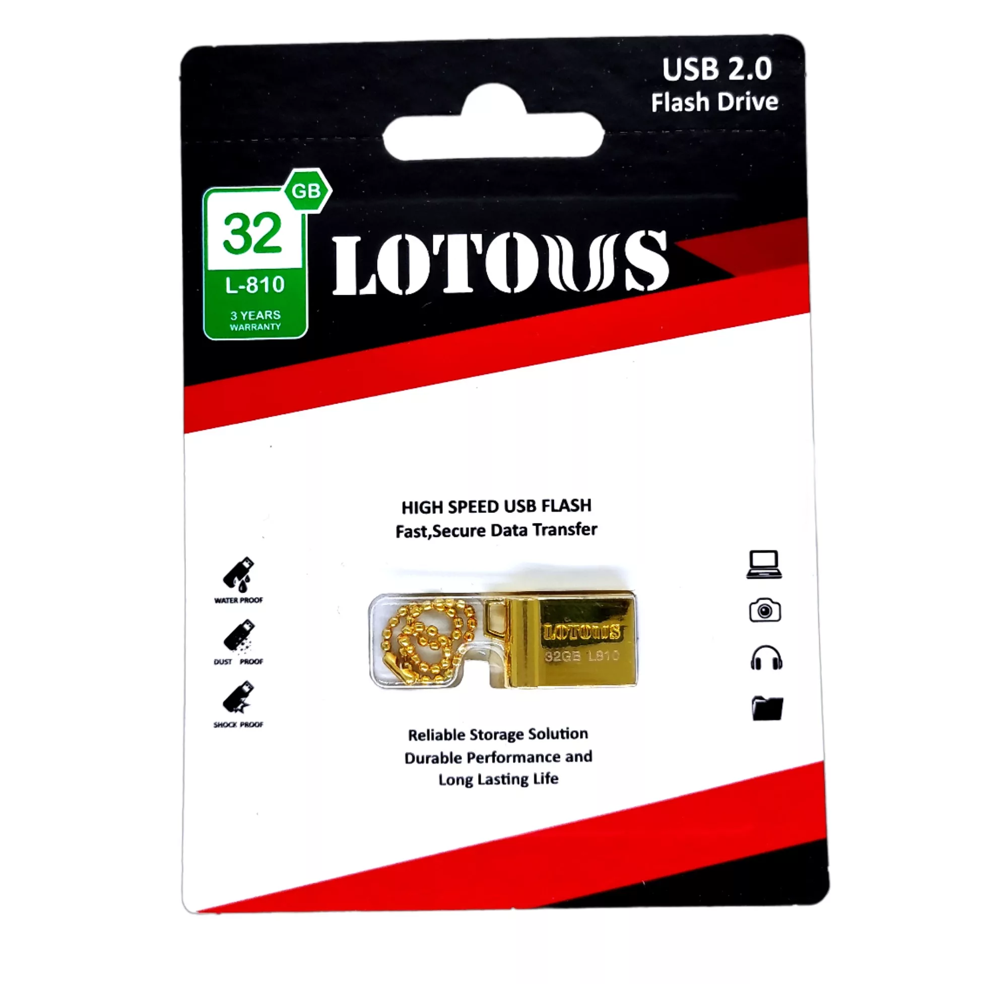 فلش مموری لوتوس مدل L-810 ظرفیت 32گیگابایت فلش مموری لوتوس مدل L-810 ظرفیت 32گیگابایت