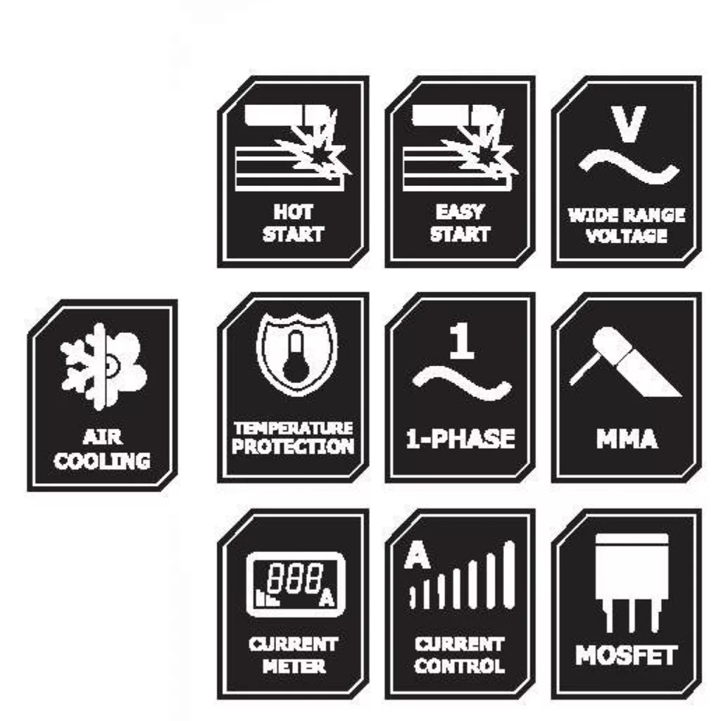 دستگاه اینورتر جوشکاری 200 آمپر کنزاکس مدل KWM-1200