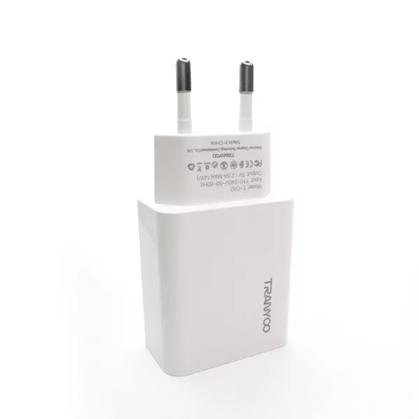 شارژر دیواری 14 وات ترانیو مدل T-C02 به همراه کابل USB-C