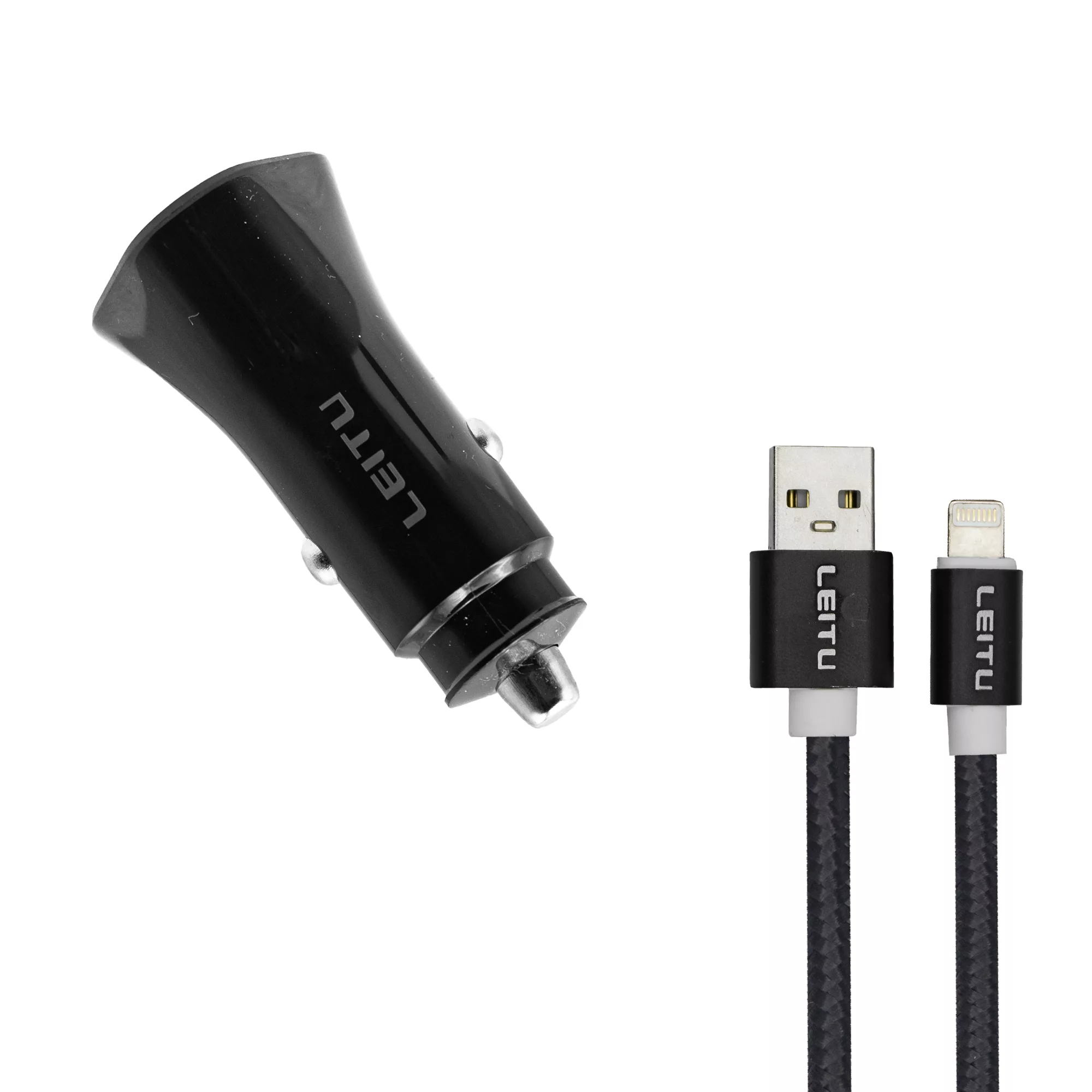 شارژر فندکی 20 وات لیتو مدل LC-C14 به همراه کابل تبدیل لایتنینگ