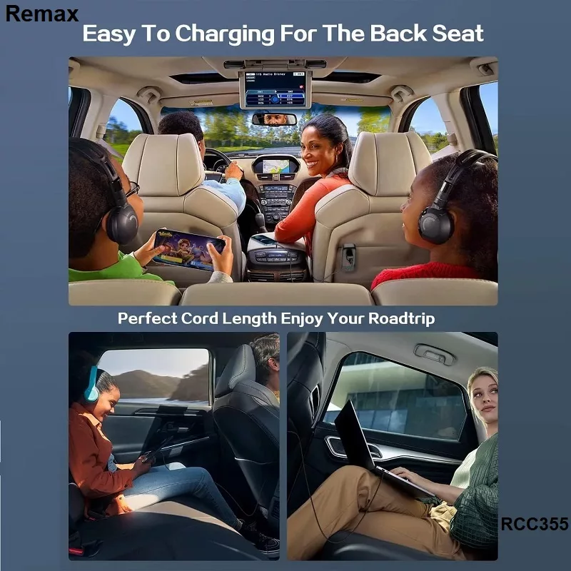 شارژر فندکی 120 وات ریمکس مدل RC-C355