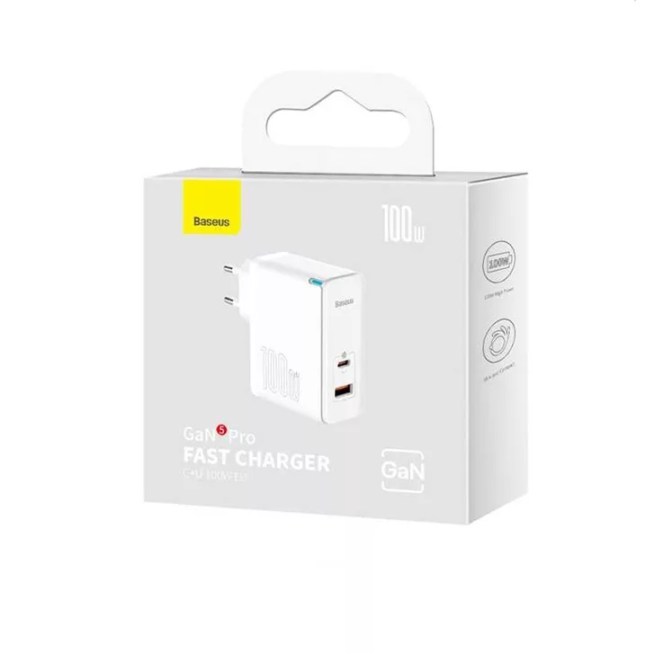 شارژر دیواری 100 وات بیسوس مدل CCGP090202