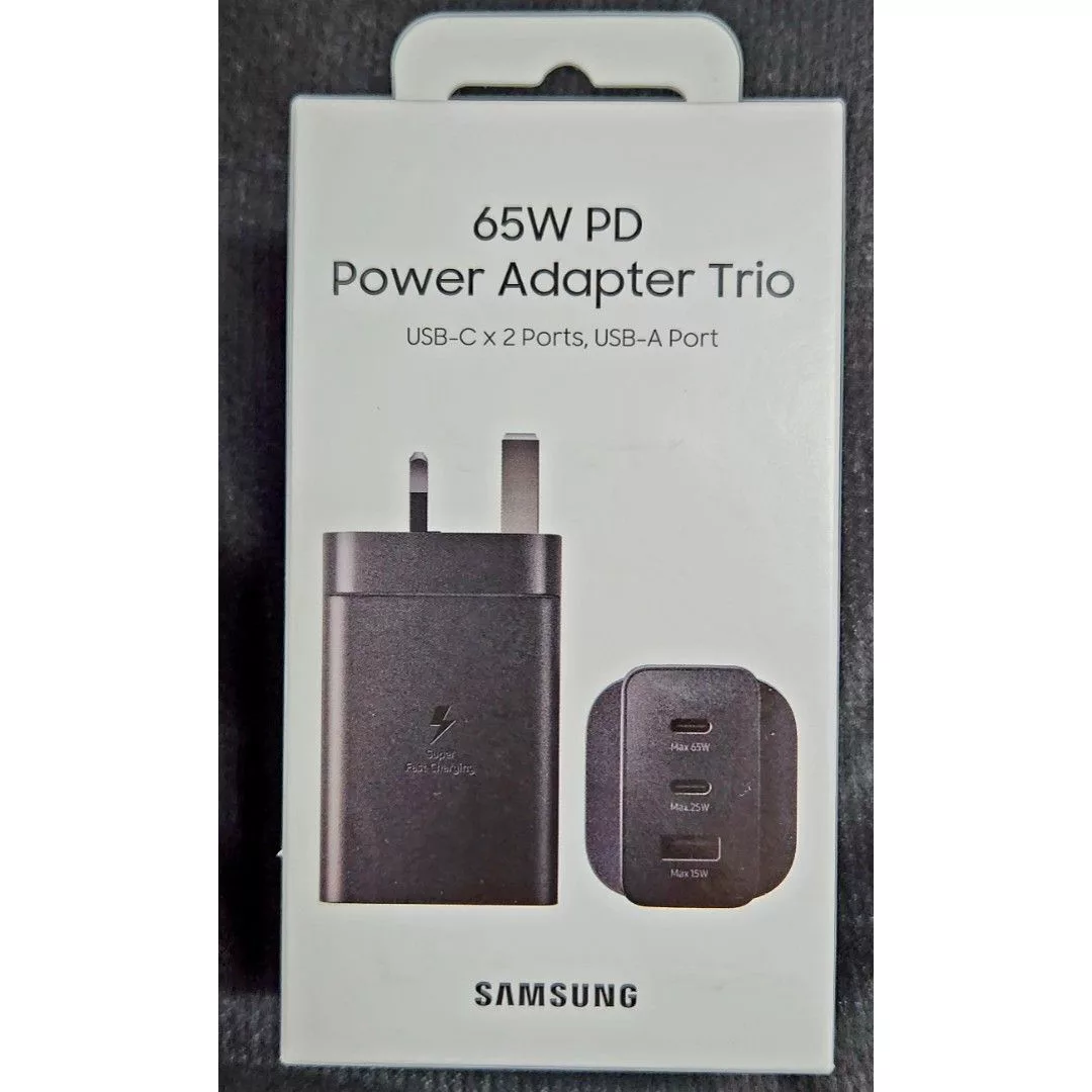 شارژر دیواری 65 وات 3 پورت سامسونگ مدل EP-T6530