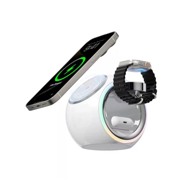 داک شارژر بی سیم کولا مدل KL-CD70 3in1