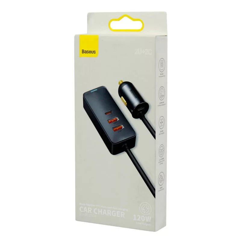 شارژر فندکی باسئوس مدل CCBT-A0G