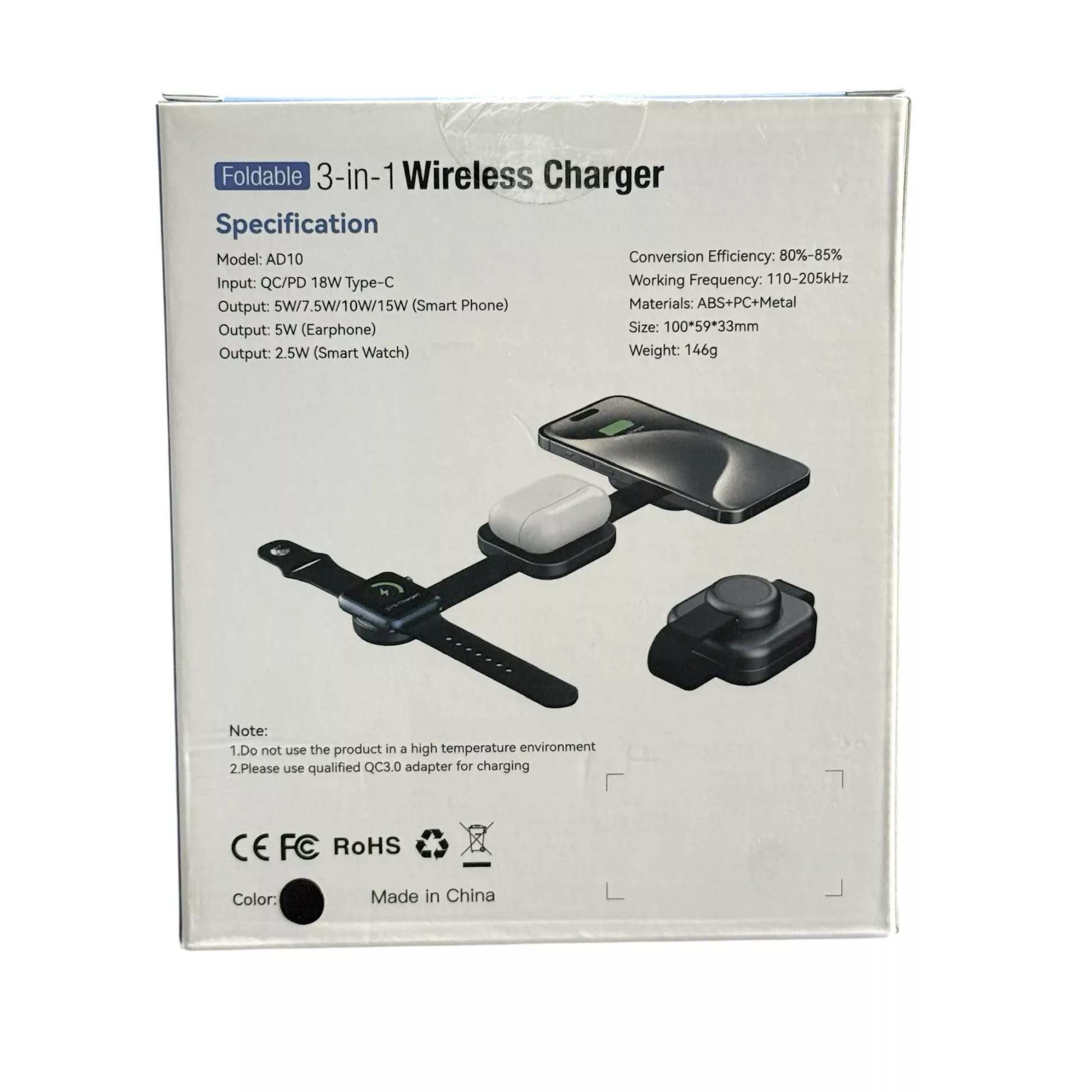 شارژر بی سیم مدلSpecification