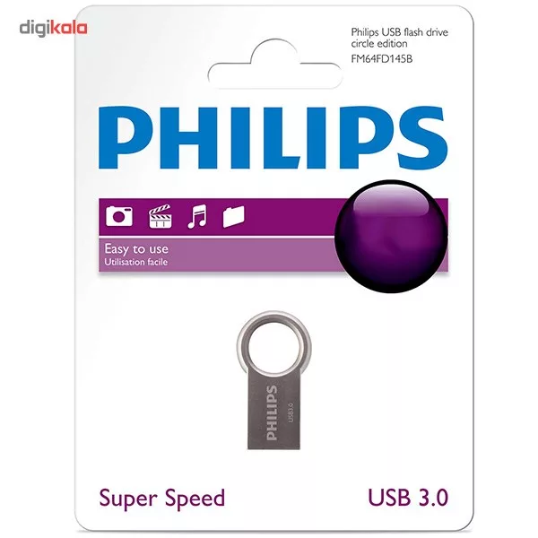 فلش مموری فیلیپس مدل Circle ظرفیت 16 گیگابایت