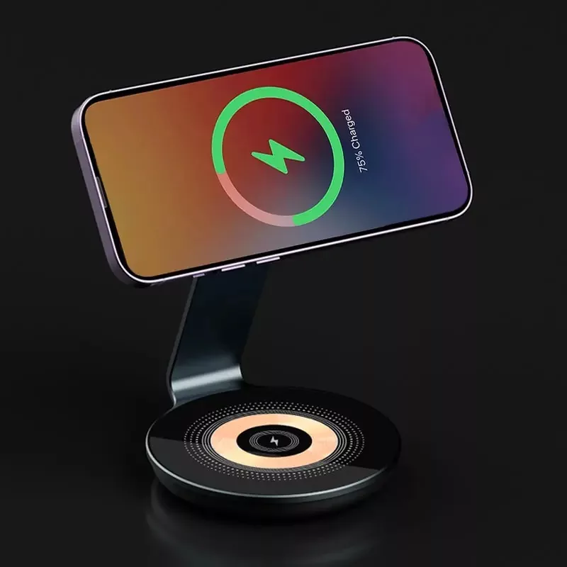 شارژ رومیزی مدل 3in1 Magnetic Wireless charger XQ-01