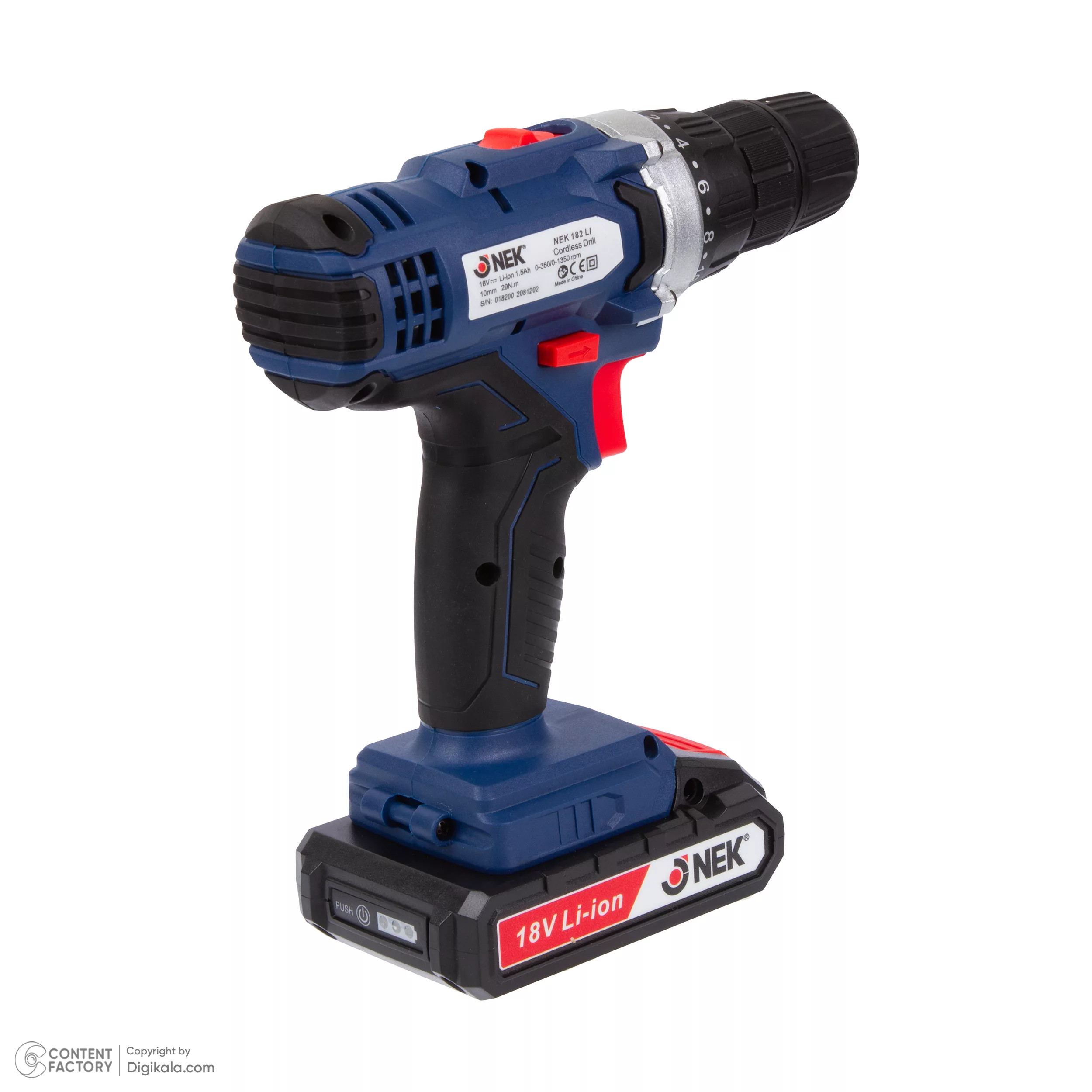 پیچ گوشتی شارژی نک مدل 182 LI