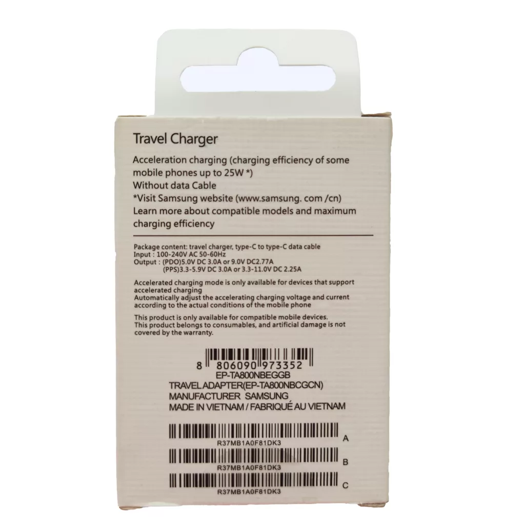 شارژر دیواری  مدل Travel Charger