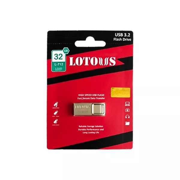فلش مموری Usb3.2 لوتوس مدل L712 ظرفیت 32 گیگابایت