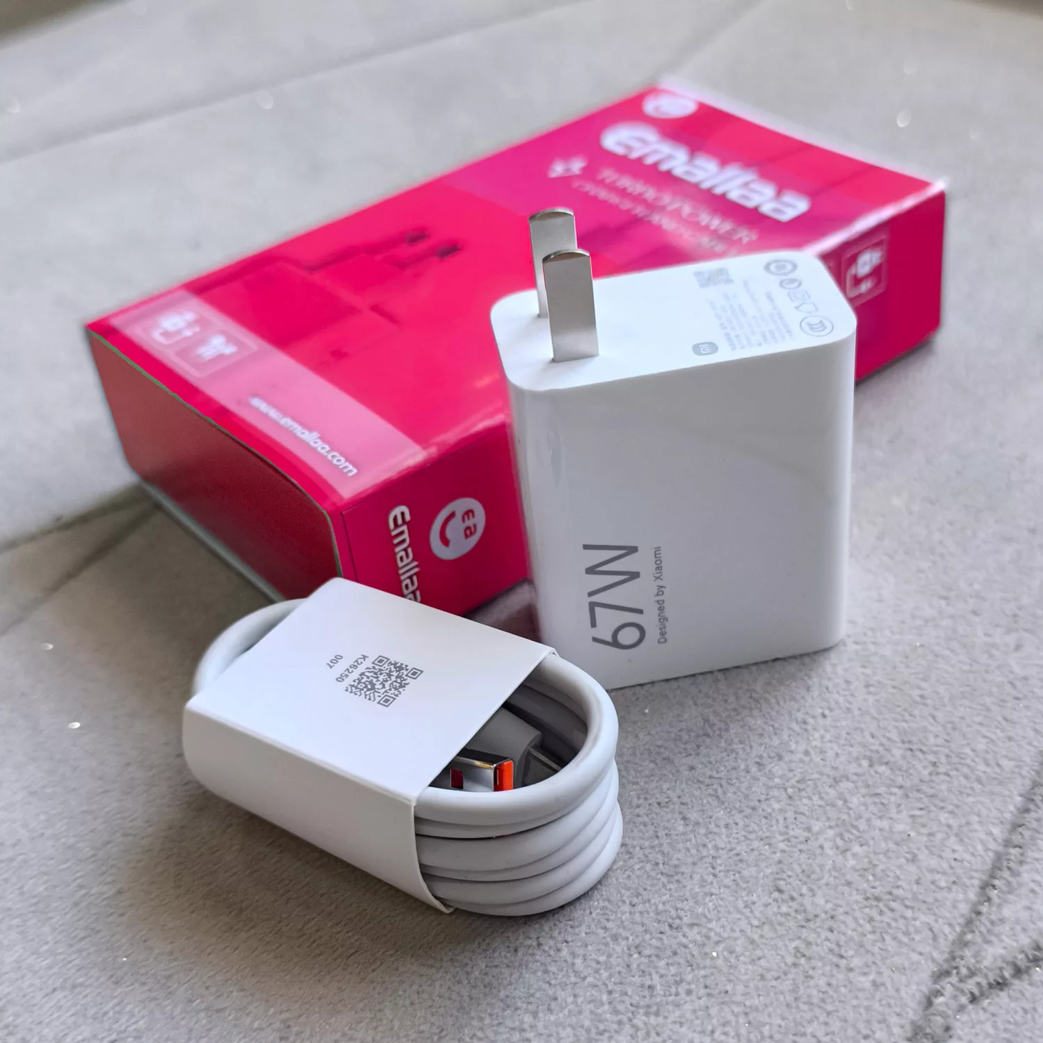 شارژر دیواری 67 وات ایمالا مدل MDY-14-EE به همراه کابل USB-C