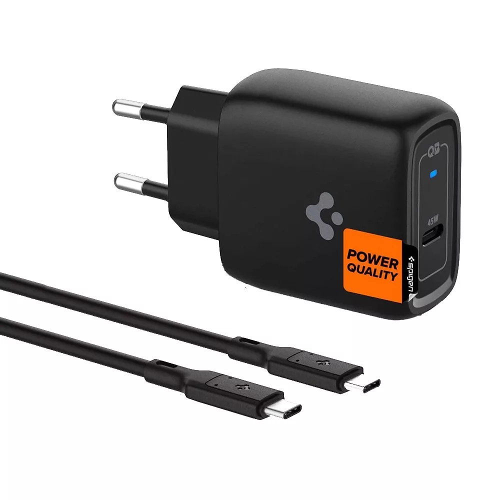 شارژر دیواری 45 وات اسپیگن مدل PowerArc ArcStation™ Pro به همراه کابل USB‑C