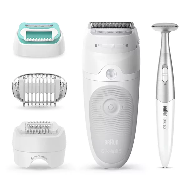 اپیلاتور براون مدل SES5825 به همراه پیرایشگر براون مدل FG1100