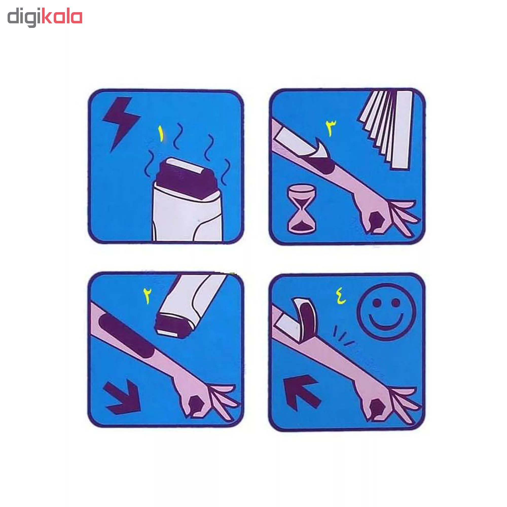 گرم کننده موم مدل A-01 به همراه یک عدد موم خشابی وزن 150 گرم