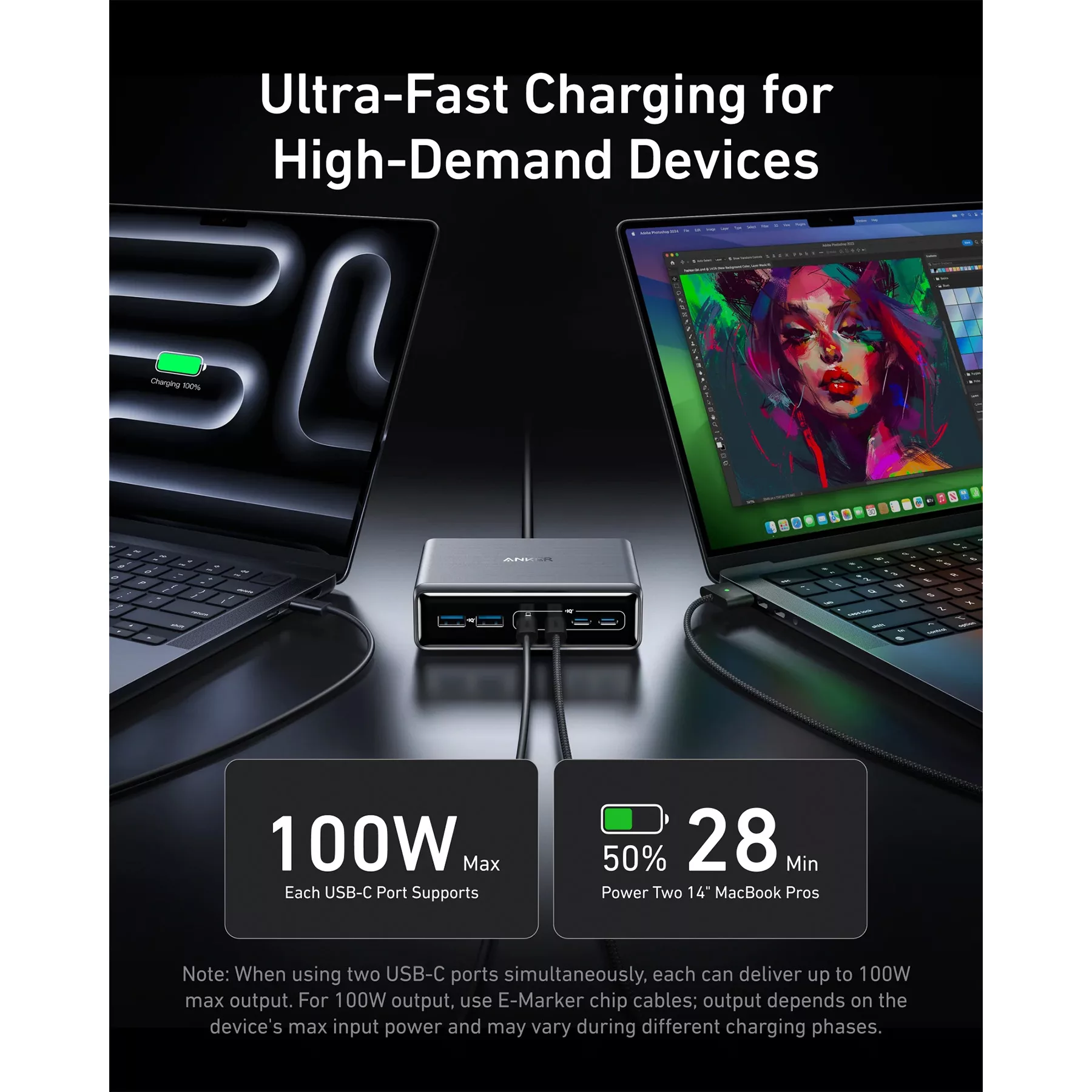 شارژر رومیزی انکر مدل A2683