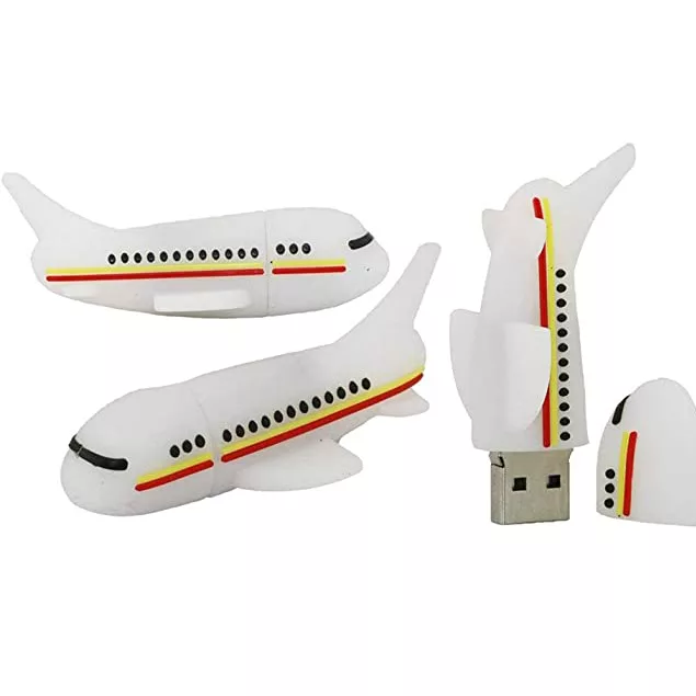 فلش مموری پرلیت یو اس بی طرح هواپیما کد W-63 ظرفیت ۶۴ گیگابایت
