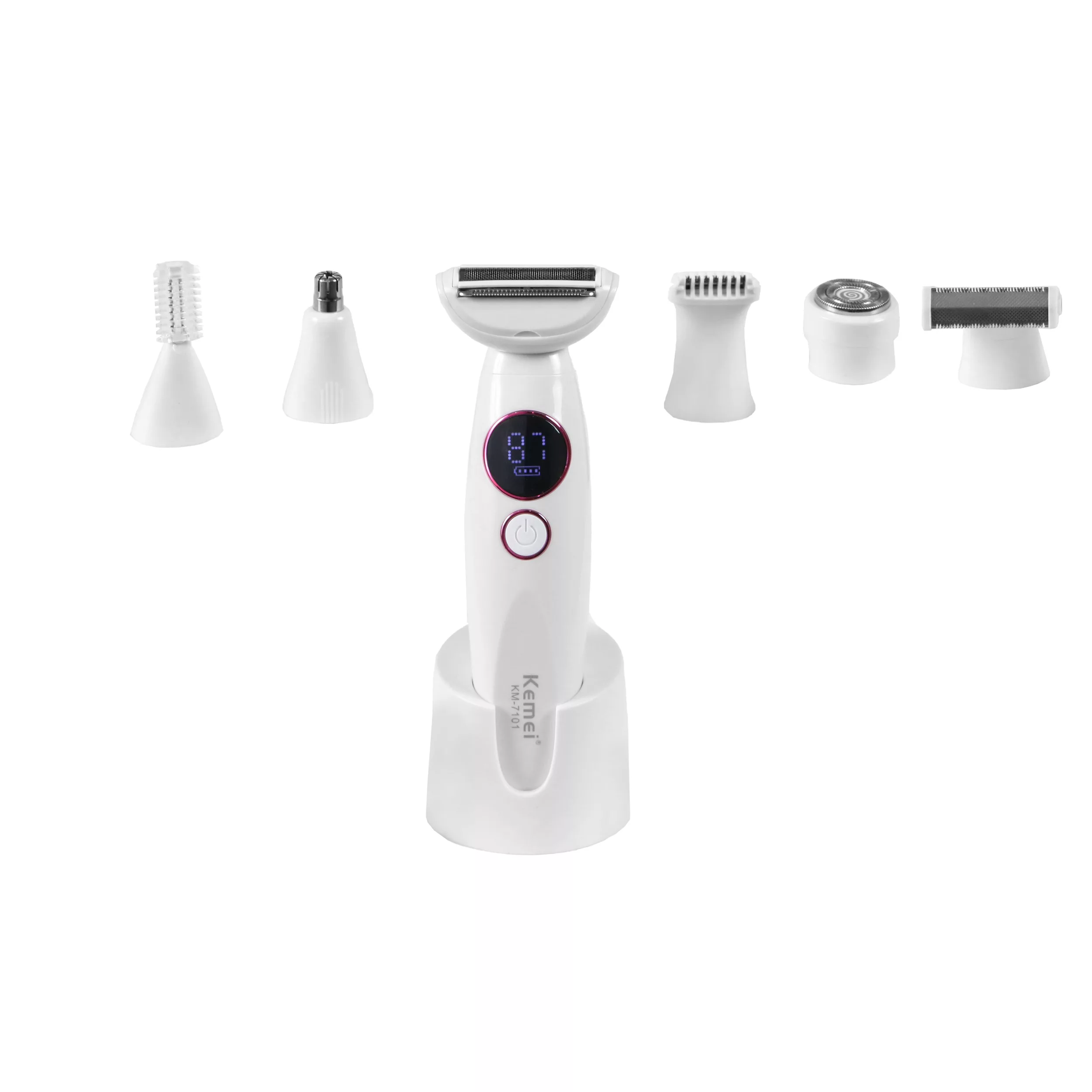 ست اصلاح مو صورت و بدن بانوان کیمی مدل km-7101