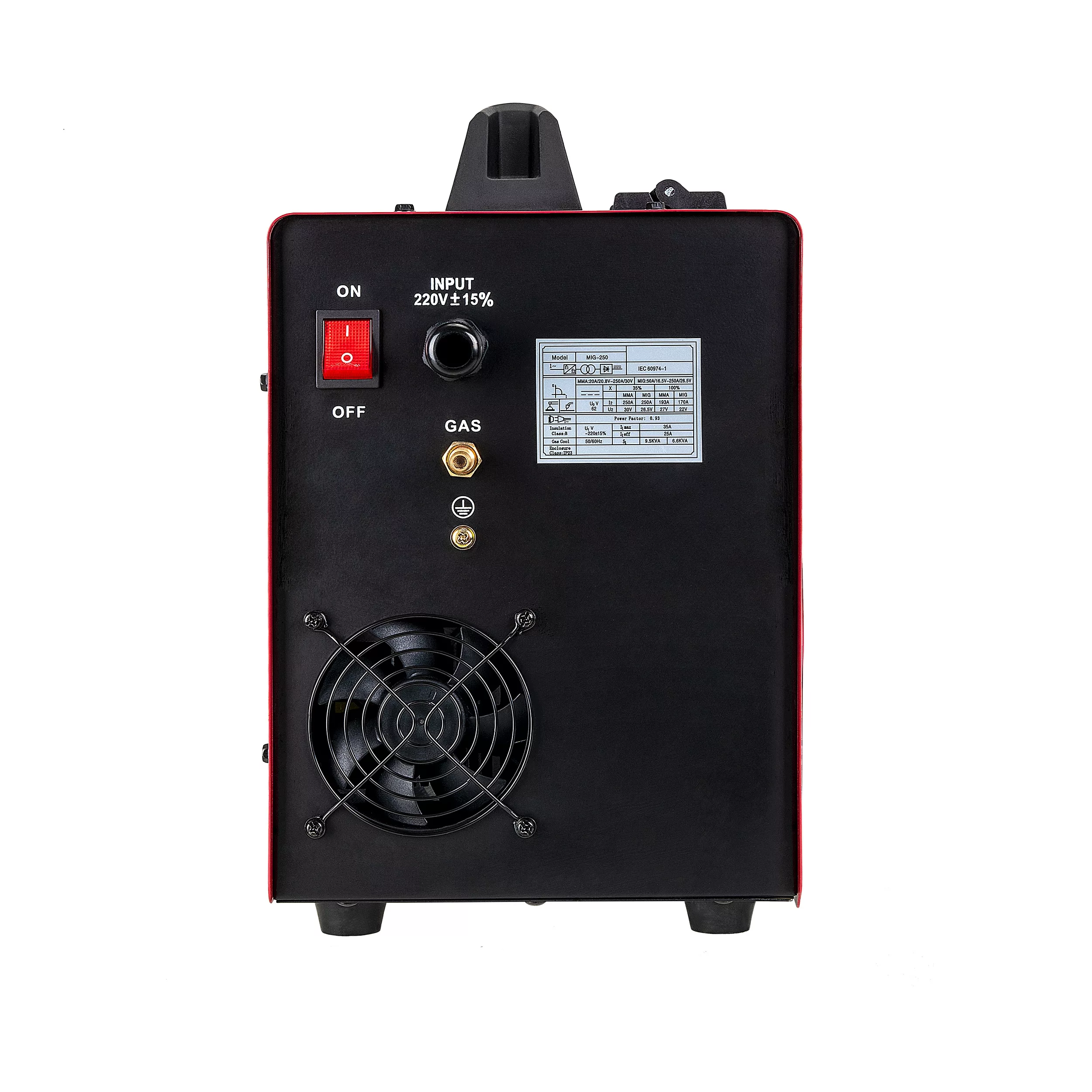 دستگاه جوش 250 آمپر تایگر تولز مدل 250MIG-TIG-MMA-TURBO-Co2