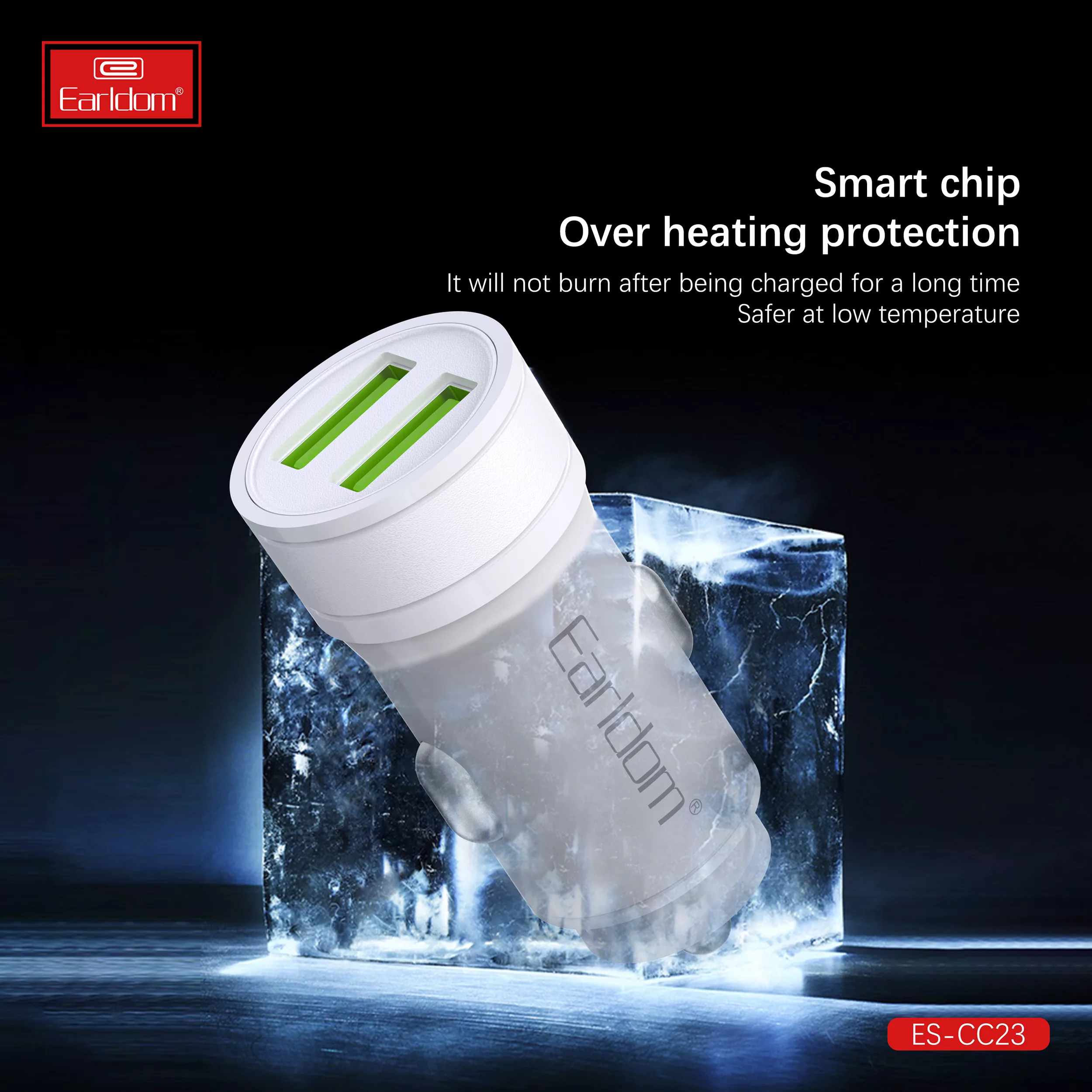 شارژر فندکی 12 وات ارلدام مدل CC23 2.1A