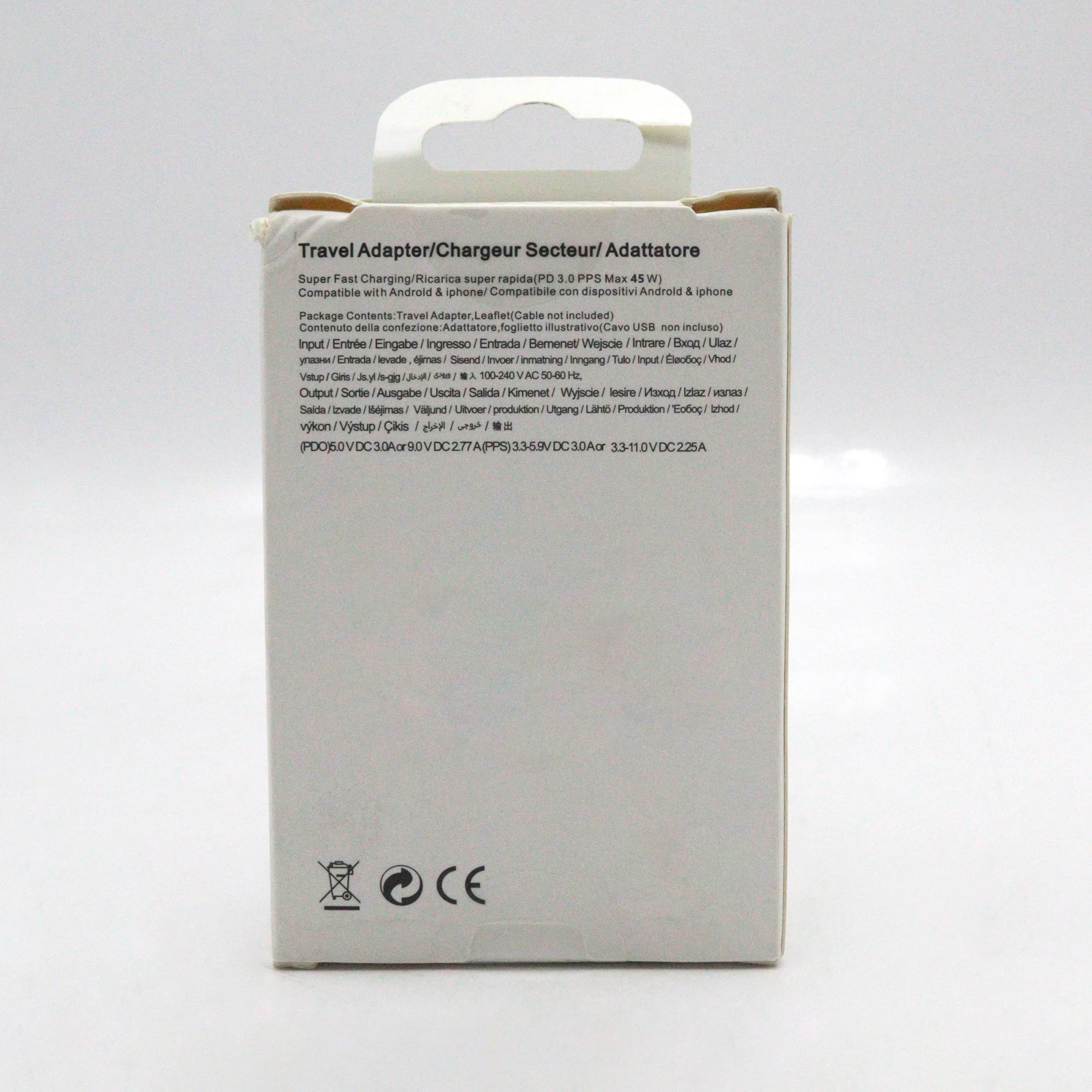 شارژر دیواری 45 وات مدل YP-45W-type-c