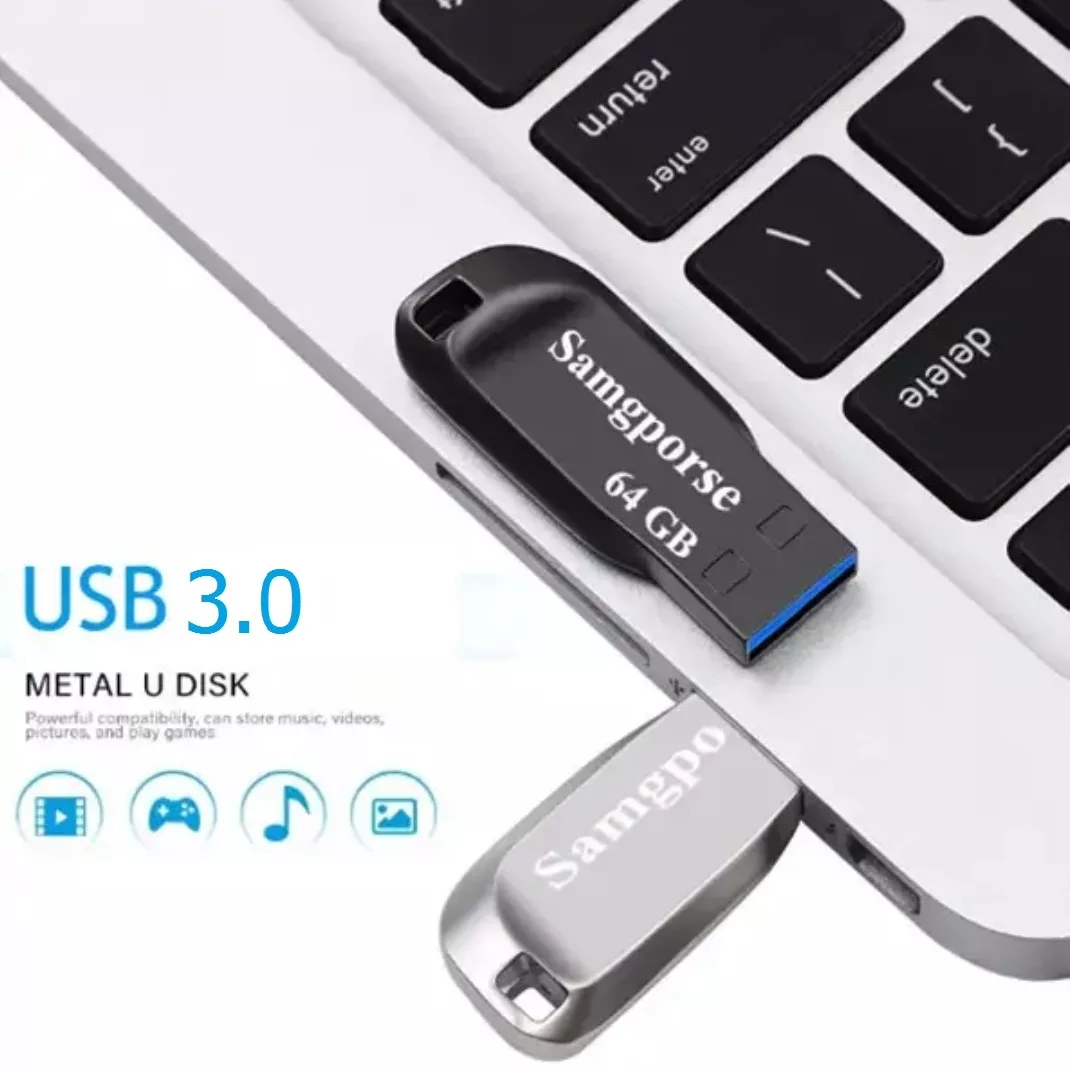 فلش مموری سمگپرس مدل UDP Plus ظرفیت 64 گیگابایت با رابط USB 3.0، USB 2.0