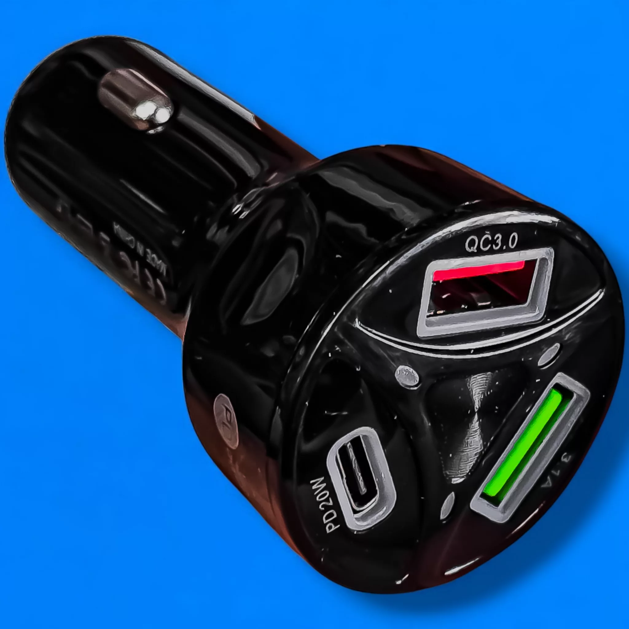 شارژر فندکی ۵۵ وات مدل ۳ خروجی- 55W