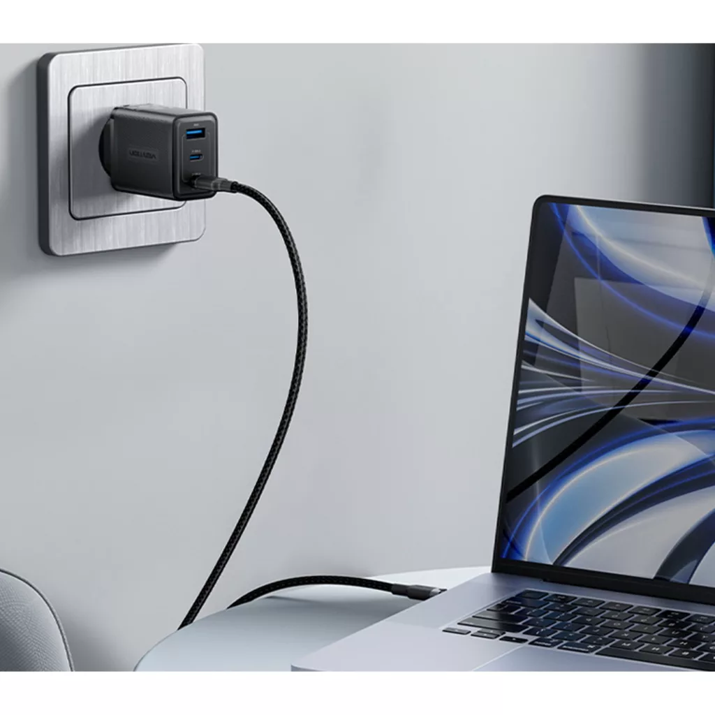 شارژر دیواری 65 وات سه پورت ونشن مدل FERB0-EU