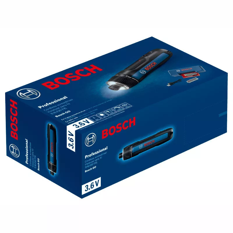 پیچ گوشتی شارژی 3.6 ولت بوش مدل GO (GEN-3)