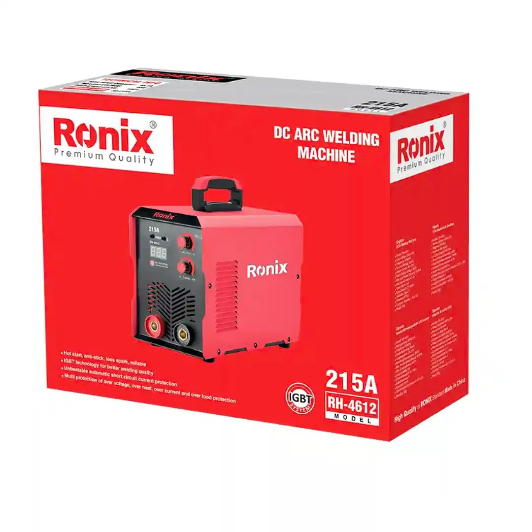 دستگاه جوش اینورتر 215 آمپر رونیکس مدل RH_4612