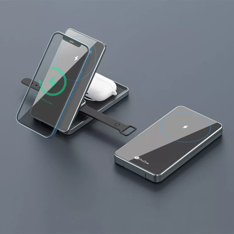 شارژر بی‌سیم 3 در 1 پرووان مدل PWL820