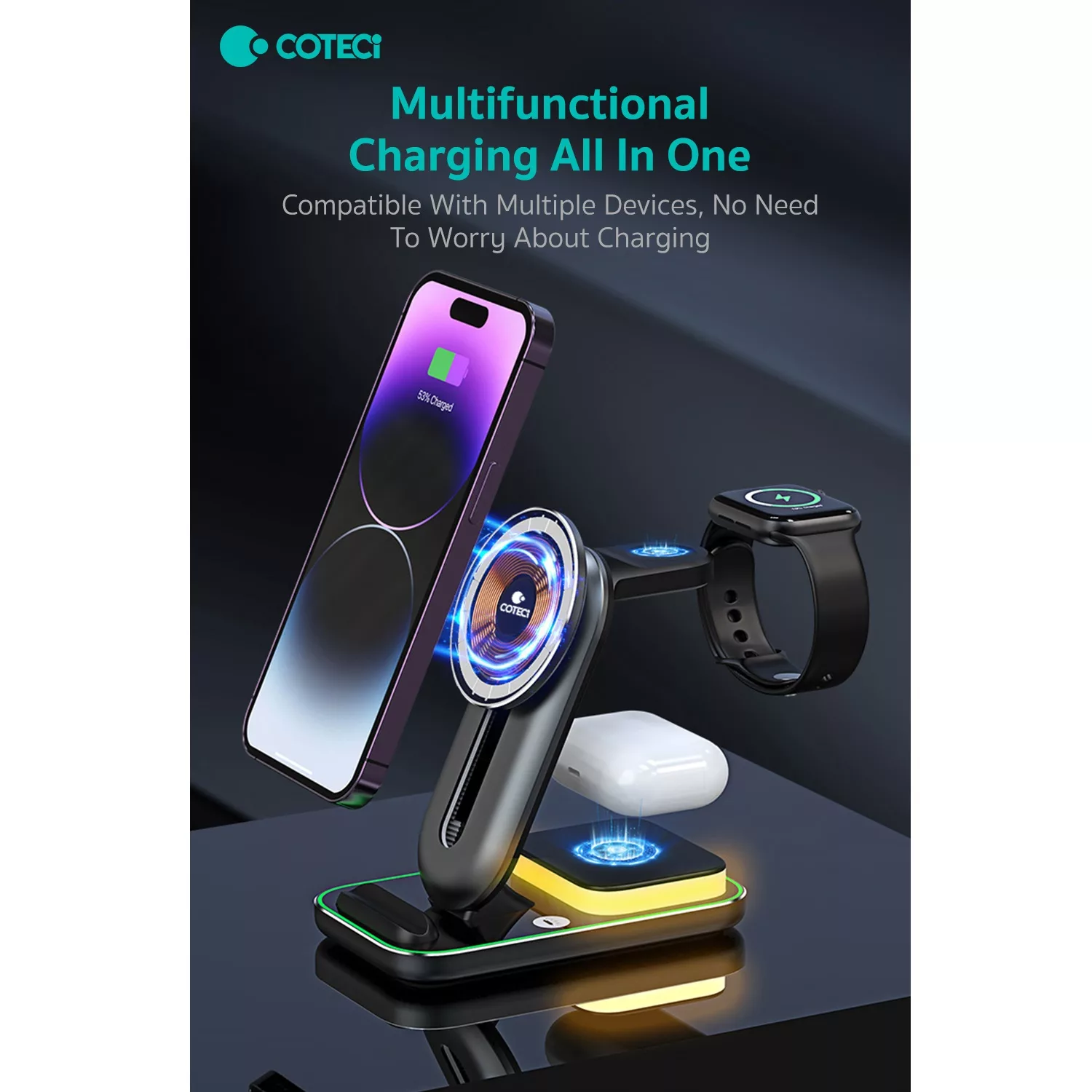 شارژر بی سیم کوتتسی مدل BS-003