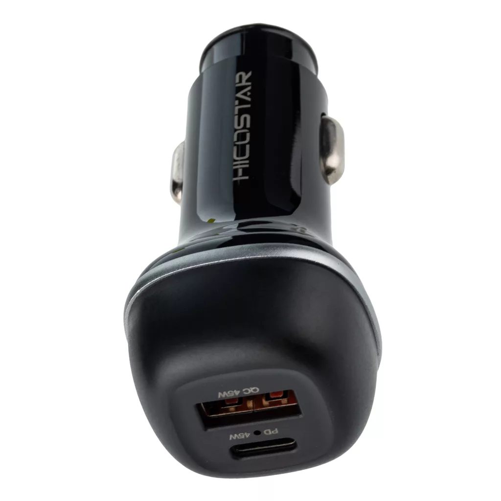 شارژر فندکی 90 وات دو پورت هایکواستار مدل HS-CC26