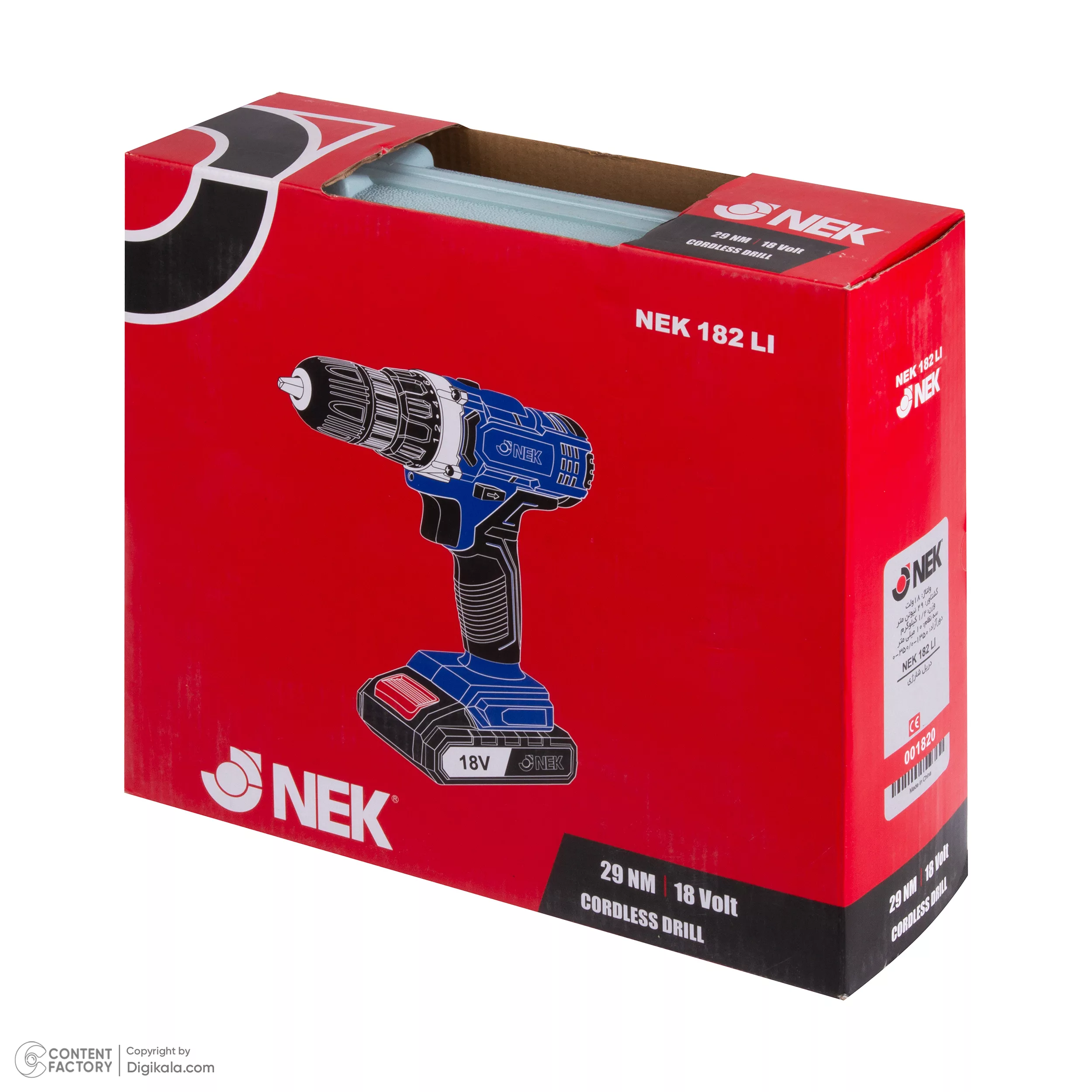 پیچ گوشتی شارژی نک مدل 182 LI