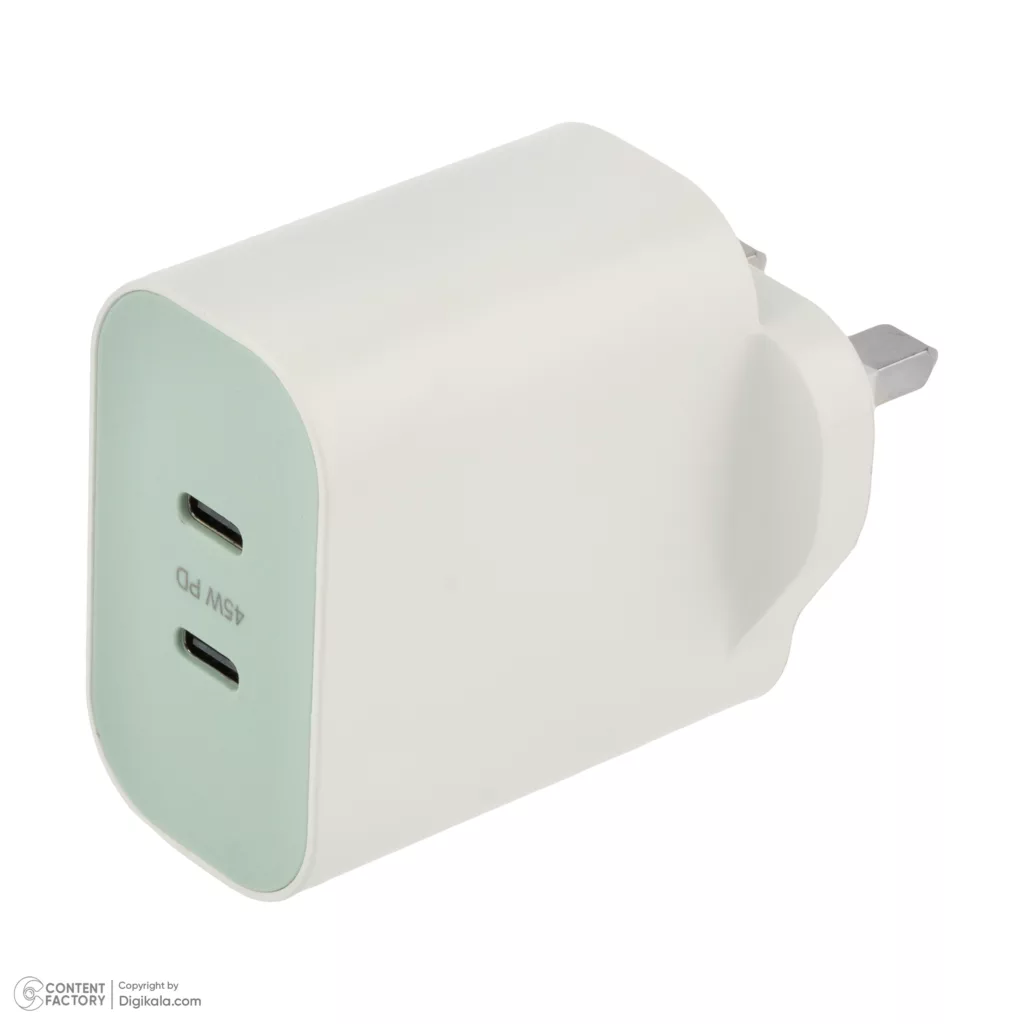 شارژر دیواری 45 وات دو پورت ایکیا مدل SJÖSS