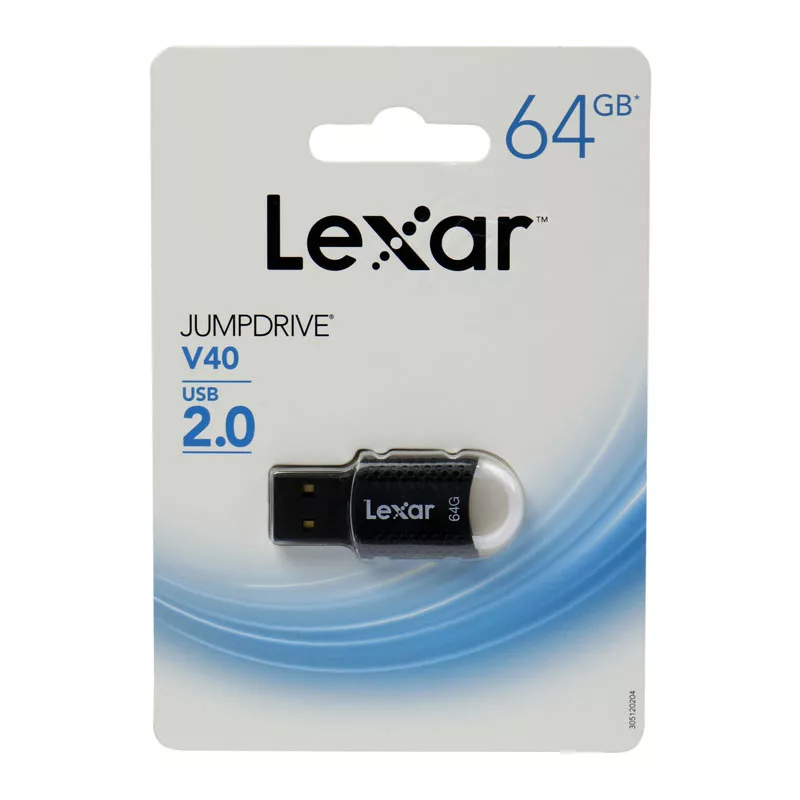 فلش مموری لکسار مدل V40 ظرفیت 64 گیگابایت
