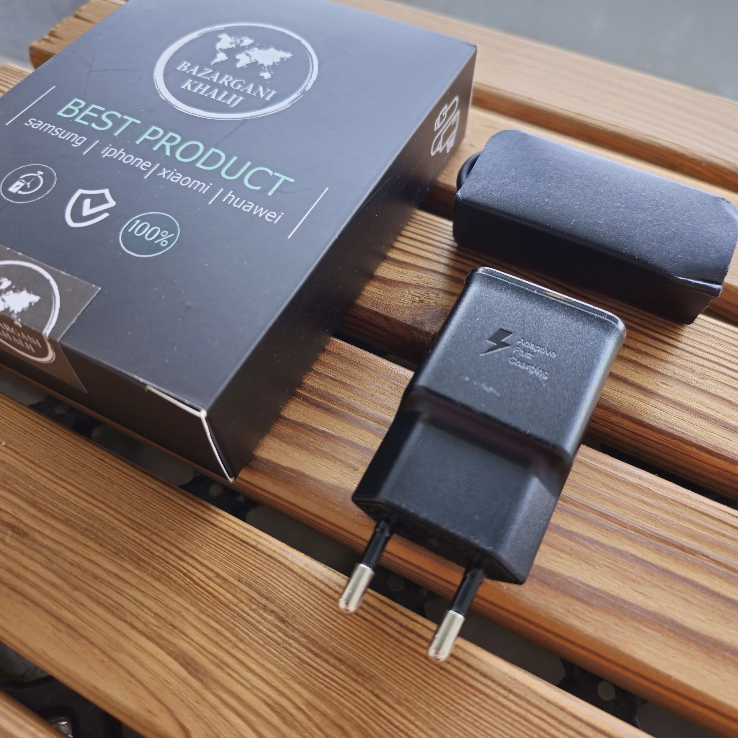 شارژر دیواری 15 وات مدل Galaxy A70 به همراه کابل تبدیل USB-c