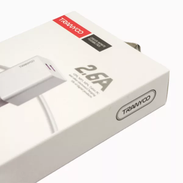 شارژر دیواری 14 وات ترانیو مدل T-C02 به همراه کابل USB-C