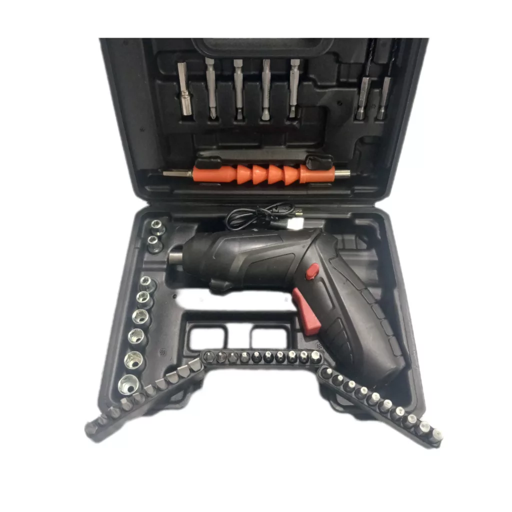 پیچ گوشتی شارژی مدل Jv880_p مجموعه 46 عددی