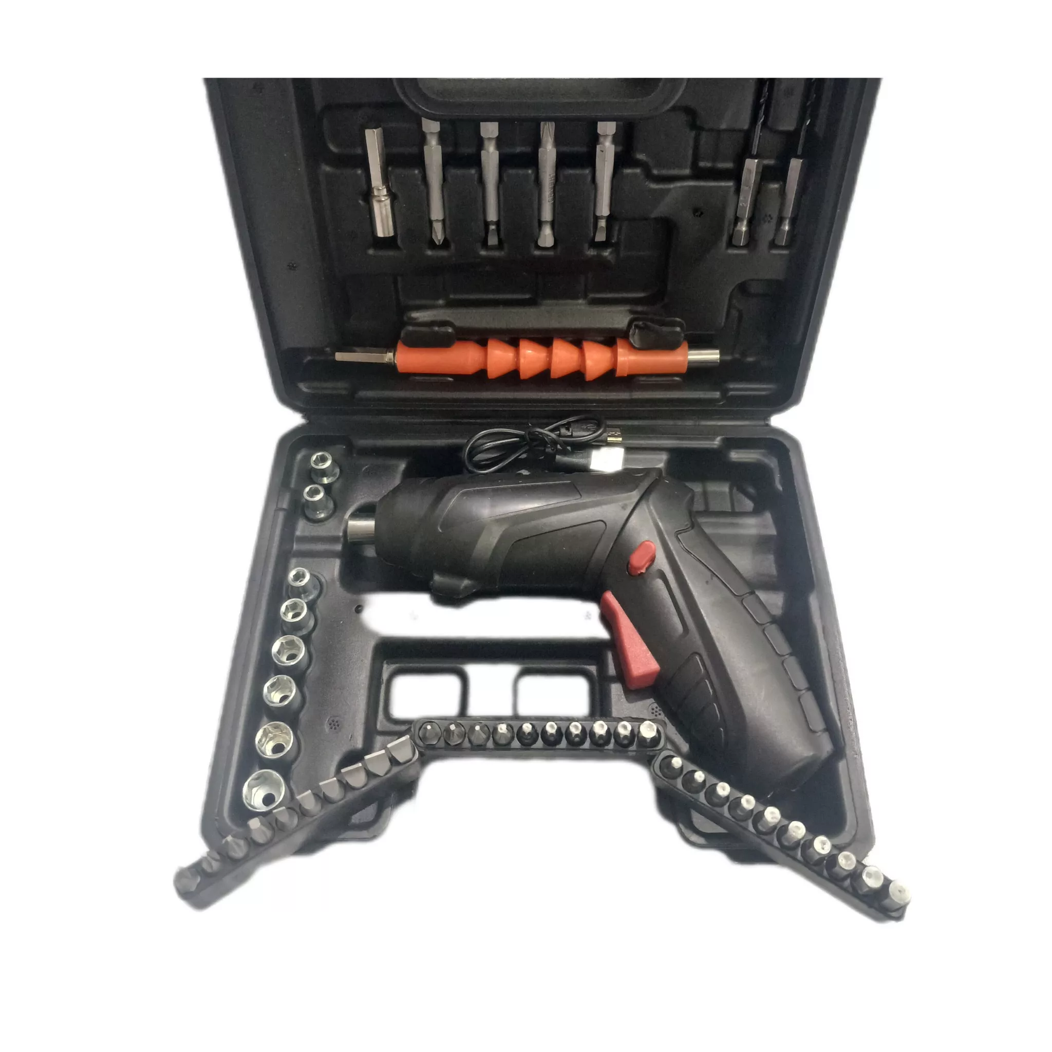 پیچ گوشتی شارژی مدل Jv880_p مجموعه 46 عددی