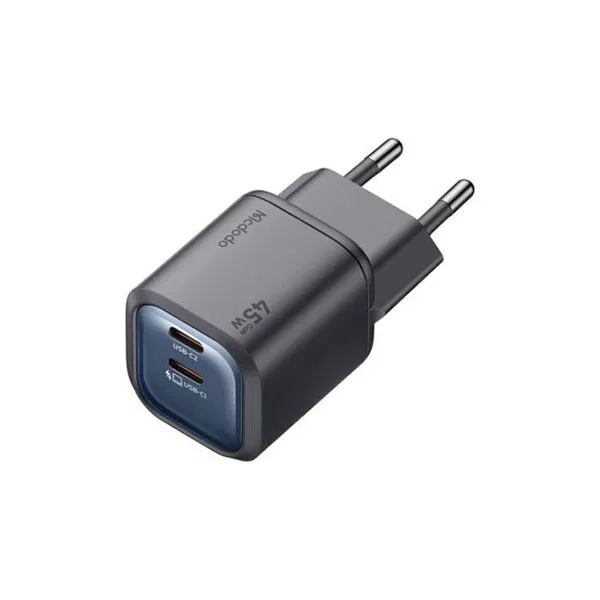 شارژر دیواری ۴۵ وات دو پورت مک دودو مدل CH-1000