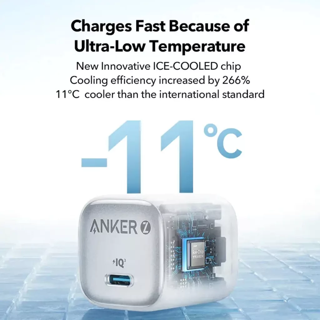 شارژر دیواری 30 وات انکر مدل Zolo A2698 EU