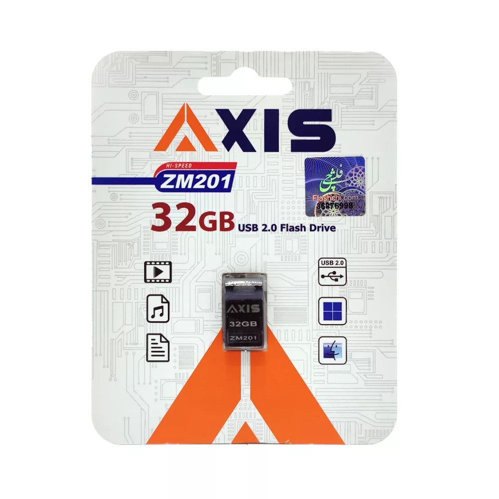 فلش مموری اکسیس مدل ZM201 ظرفیت 32 گیگابایت
