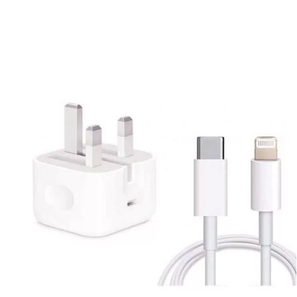 شارژر دیواری 20 وات مدل IPHONE 14 pro max به همراه کابل pd