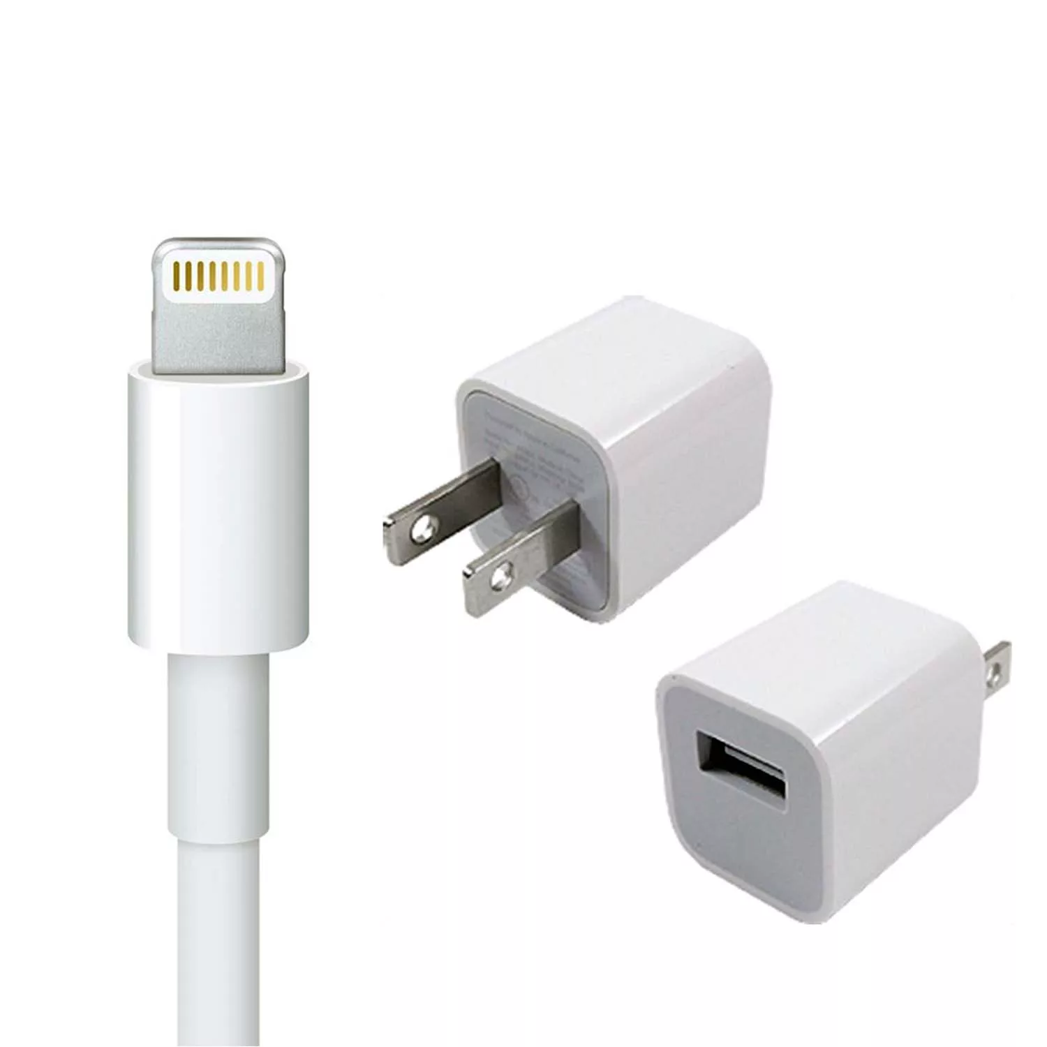 شارژر دیواری مدل 6S به همراه کابل تبدیل USB به لایتنینگ 6S طول 1.2 متر