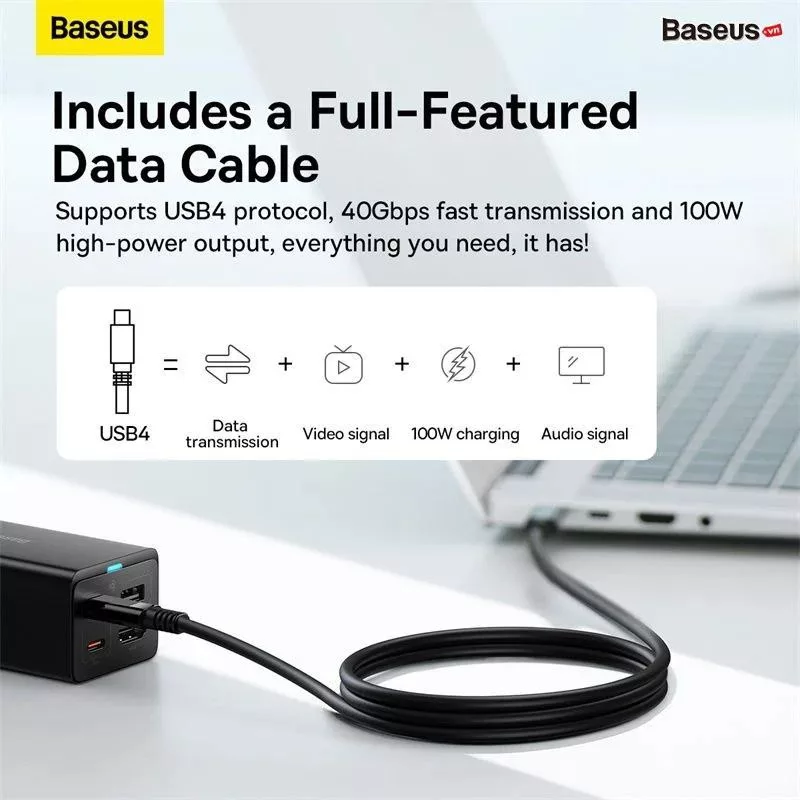 شارژر رومیزی 67 وات بیسوس مدل CCGP110201