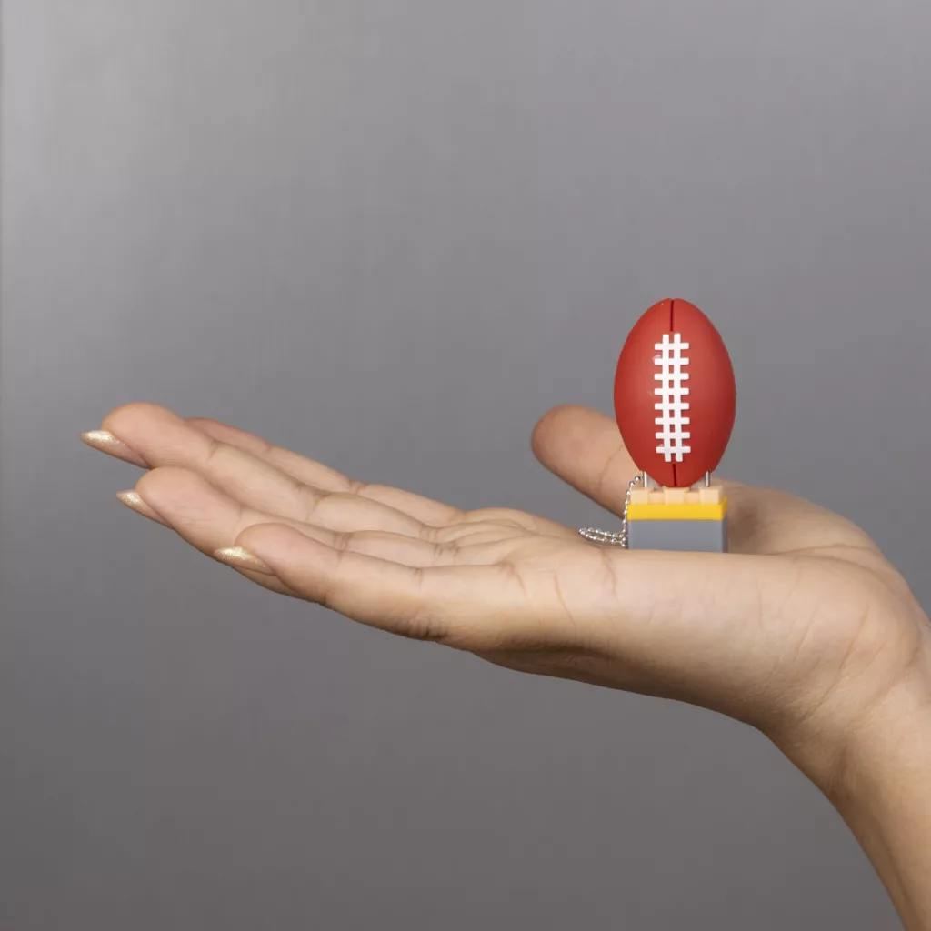 فلش مموری مدل توپ راگبی ظرفیت 16 گیگابایت